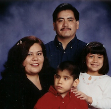 Myrna Medina and her family