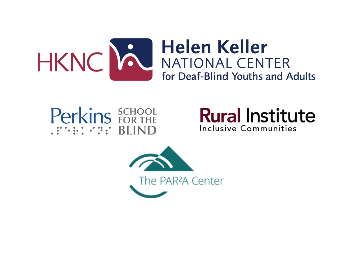 Logos: Helen Keller National Center, Perkins, Rural Institute, Par2a Center